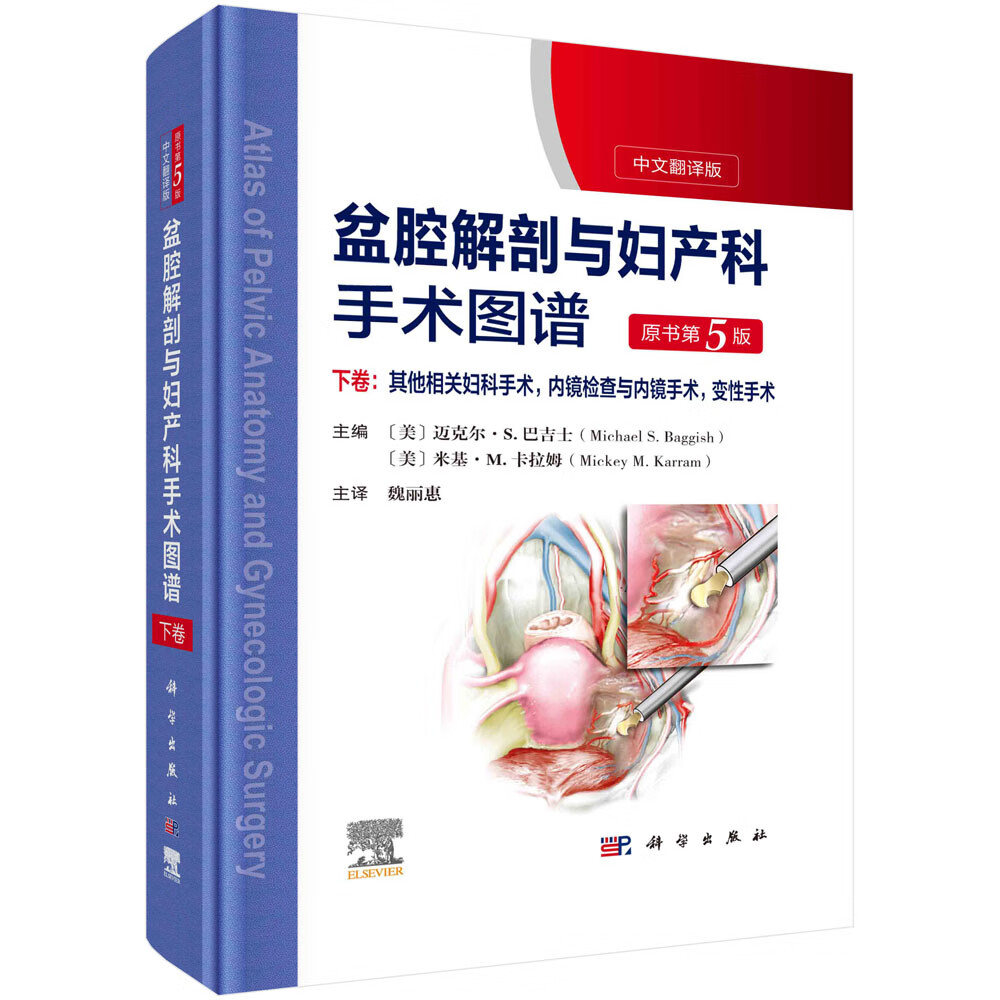 盆腔解剖与妇产科手术图谱 下卷 （原书第5版） kindle格式下载