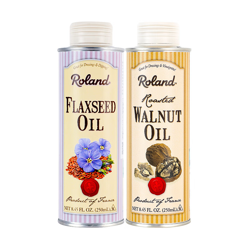 罗朗德(roland)进口宝宝dha核桃油 亚麻籽油辅食添加油孕妇儿童食用