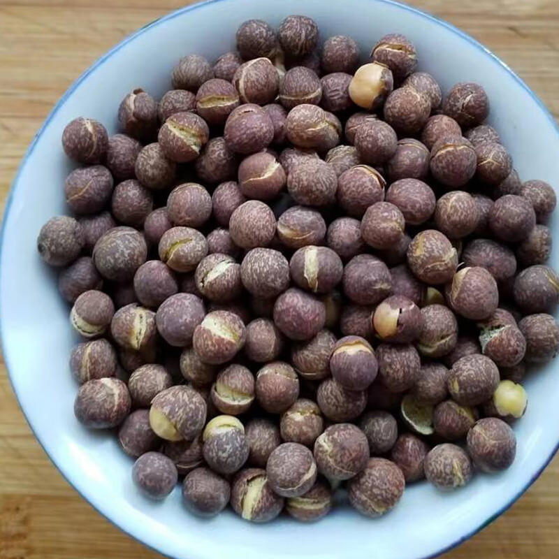 隽颜堂原味麻豌豆零食甘肃熟黄豆炒货散装盐粒炒熟的酥脆蚕豆粒2斤 麻