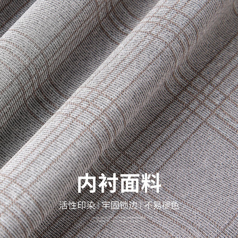 SHANSHAN杉杉行政夹克男春季新款抗皱无缝压胶翻领外套男士通勤 藏青色 L 175 /175