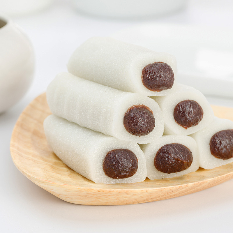 西瓜味的童话上海特产苏式桂花味红豆沙条头糕老式中式糕点麻薯糯米