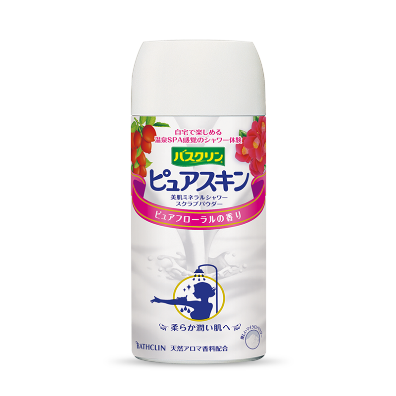 巴斯克林日本进口美肌香体磨砂膏淋浴盐去角质持久留香 花香型  420g 71.1元