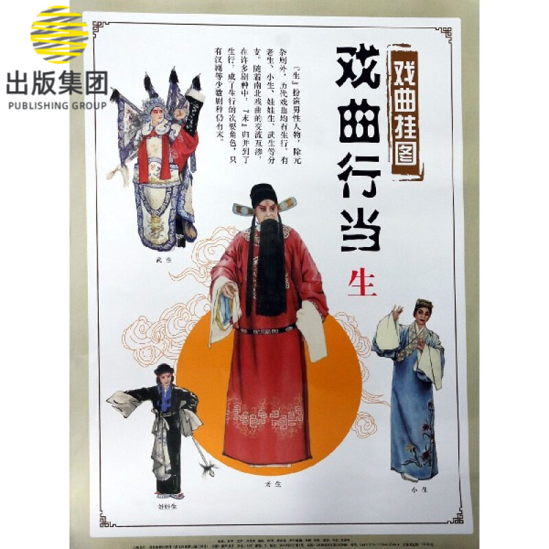 戏曲行当(共4张)/戏曲挂图