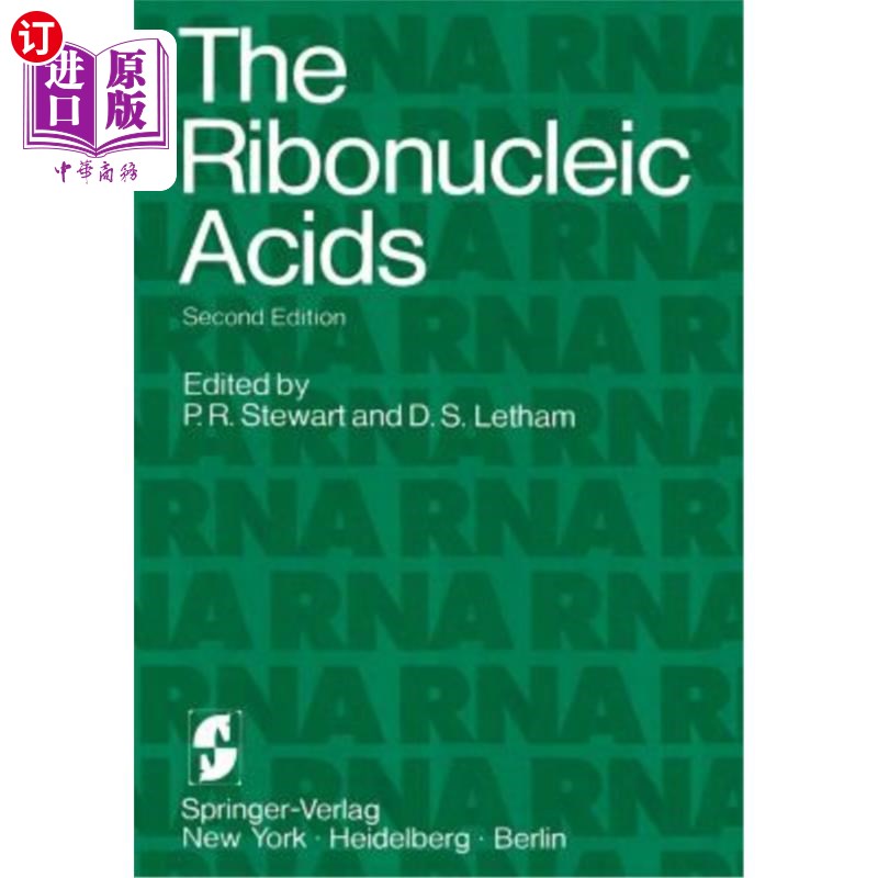 海外直订the ribonucleic acids 核糖核酸