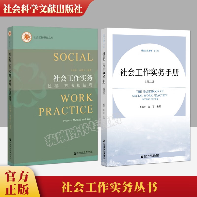 2本套 社会工作实务过程方法和技巧+社会工作实务手册 第二版 社会工作研究文库社会科学文献出版社实用