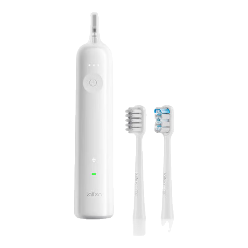 徕芬科技下一代扫振电动牙刷 成人家用高效清洁护龈 光感白 LFTB01-P|光感白|自带3支刷头