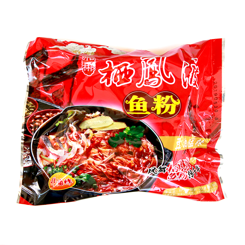 【味小府】湖南郴州特产栖凤渡鱼粉非油炸西枫渡袋装西风度方便米线粉