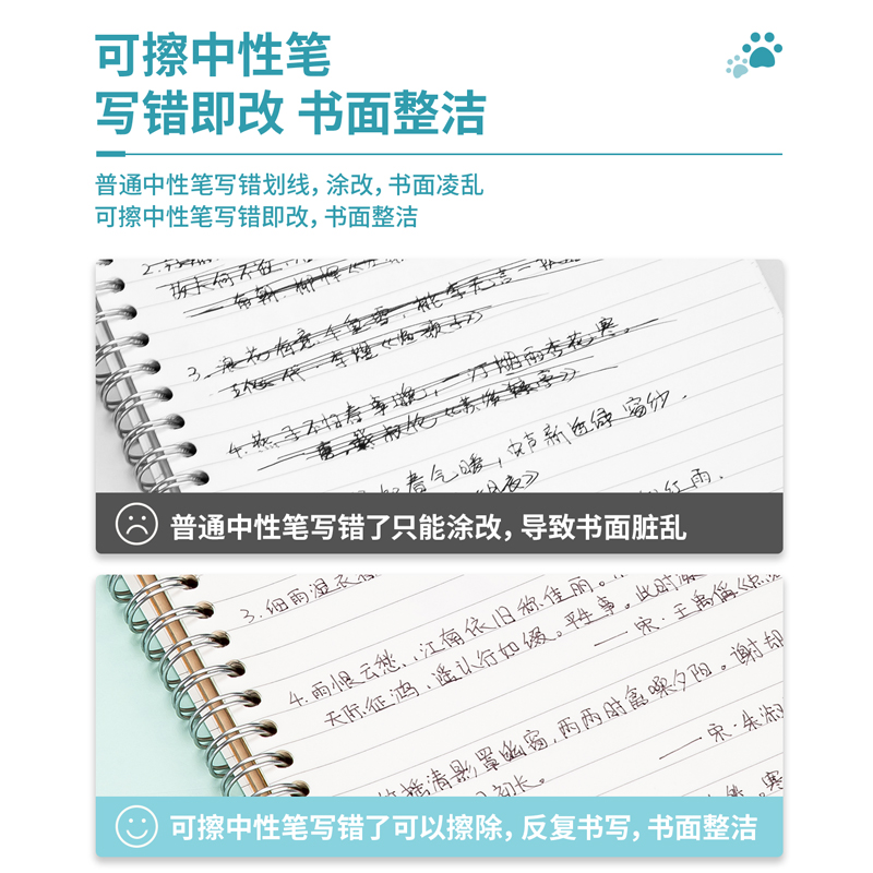 得力deli0.5mm全针管可擦中性笔签字笔水笔学生文具有笔芯吗？是自营店吗？