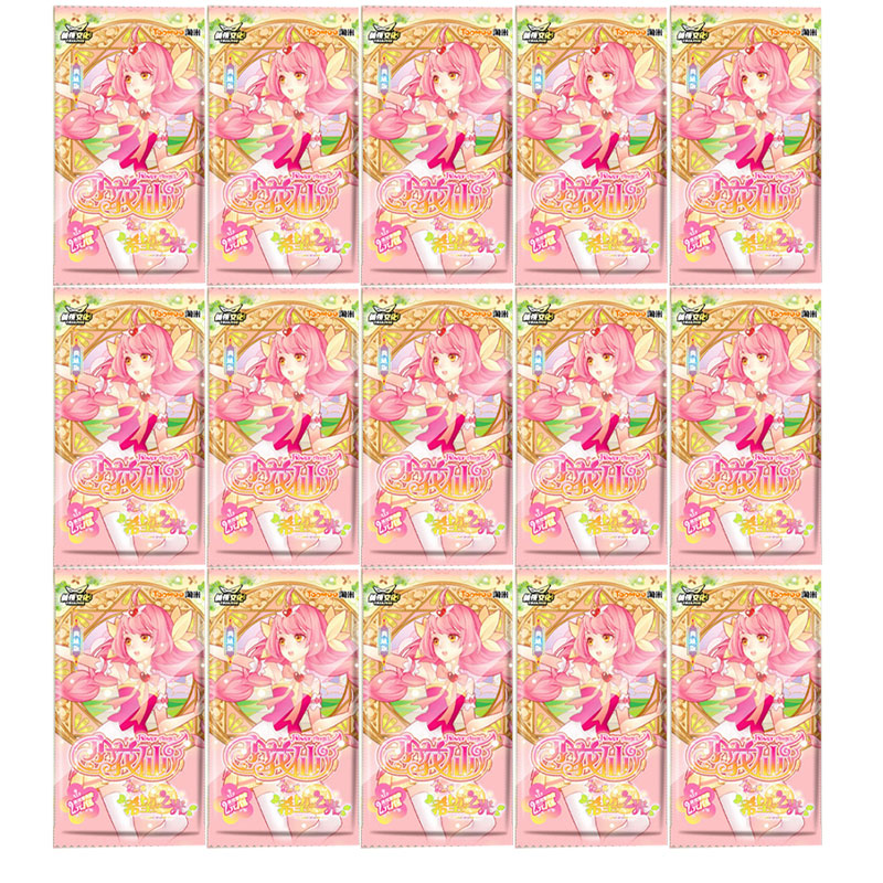 八彩屋小花仙卡片收藏卡牌精灵王奇迹力量全套女孩玩具卡 希望之光15包卡
