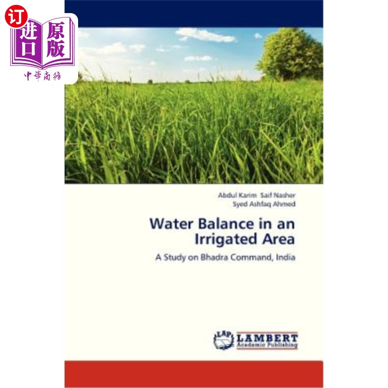 海外直订water balance in an irrigated area 灌区水量平衡