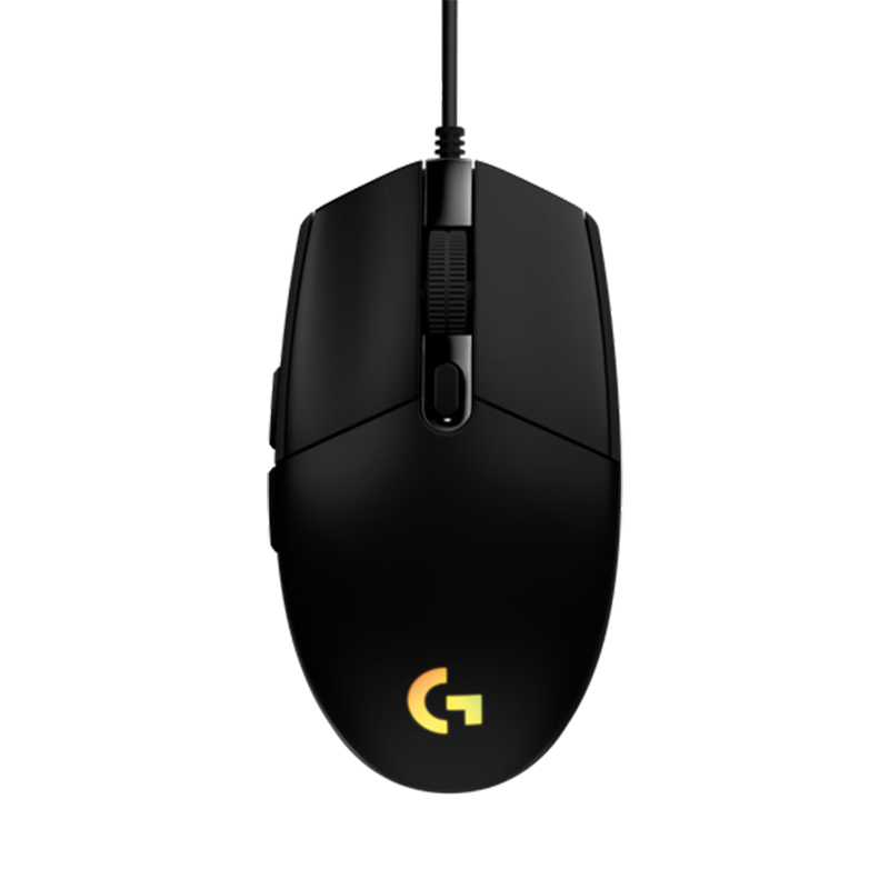 罗技（G）【整箱15只发货】G102 游戏鼠标 黑色 RGB鼠标 吃鸡鼠标 绝地求生 轻量化设计 