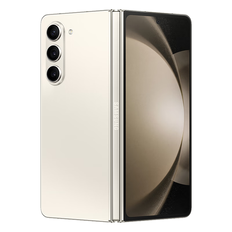 三星 SAMSUNG Galaxy Z Fold5 超闭合折叠 IPX8级防水 5G折叠手机 12GB+1TB 星河白