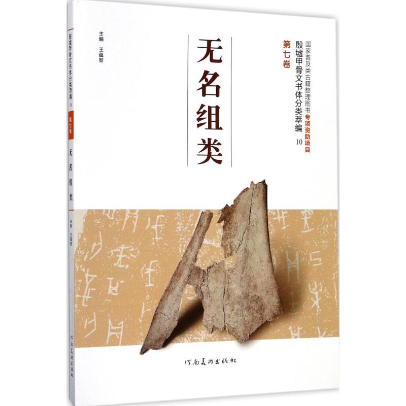 殷墟甲骨文书体分类萃编(10)第7卷,无名组类 王蕴智 主编 书籍