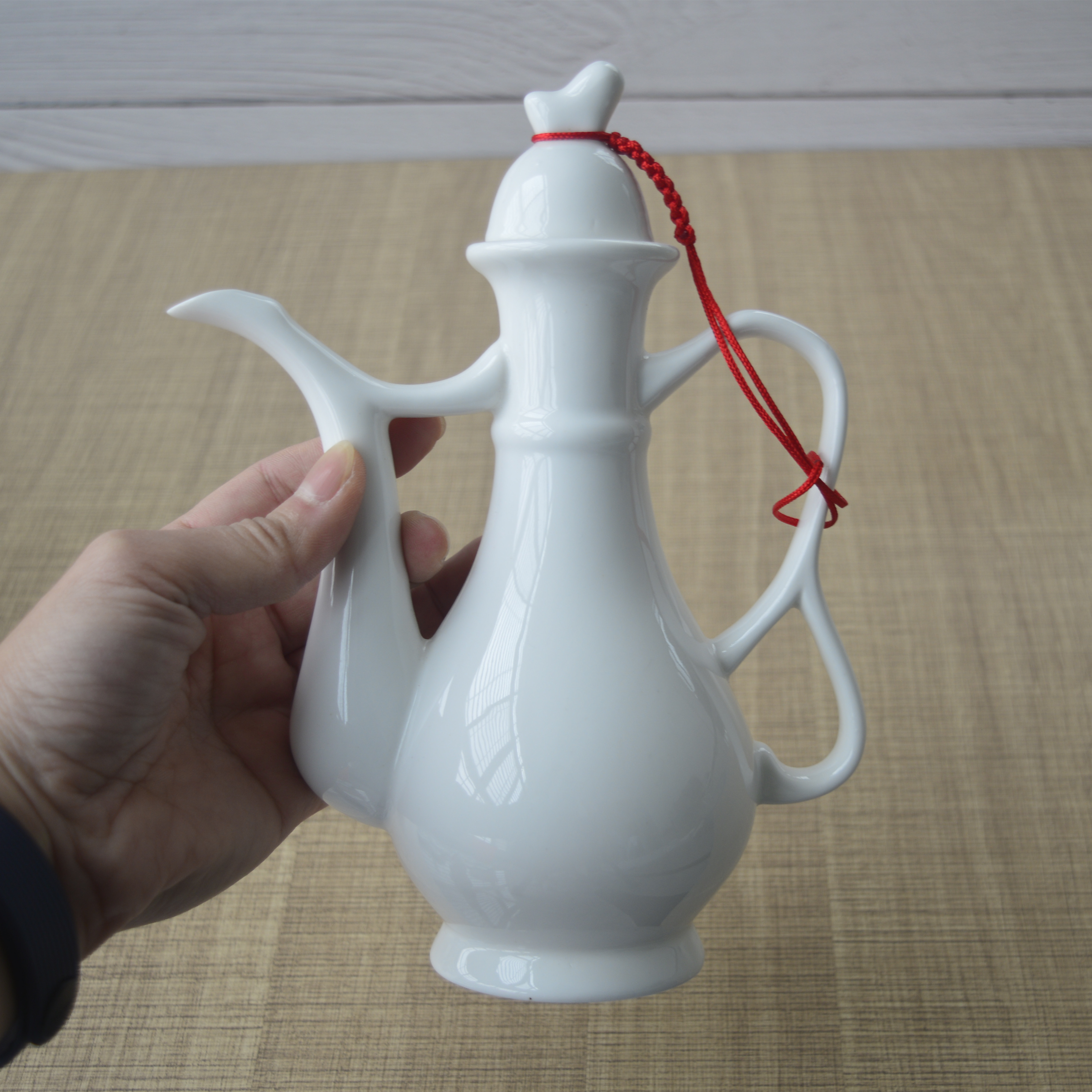 xkj老式酒壶80年代农村老式酒壶酒盅陶瓷二钱小酒杯八十年代怀旧家用