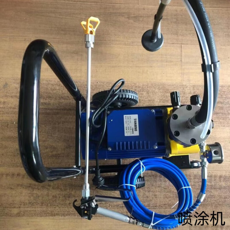 clcey新喷涂机电动喷涂机彩钢翻新专用喷涂机喷涂设备电动工具 蓝色