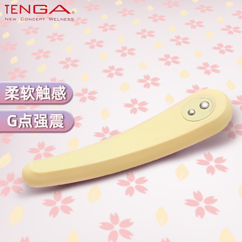 典雅日本典雅iroha电动震动棒FIT插入女用自慰棒高潮玩具成人情趣用品 三日月黄色hmf-01