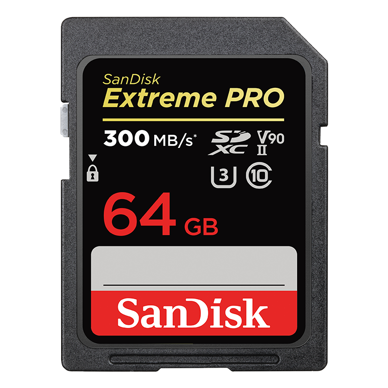 SanDisk 闪迪 至尊超极速系列 SDSDXDK-064G-ZN4IN SD存储卡 64GB（UHS-II、V90、U3）