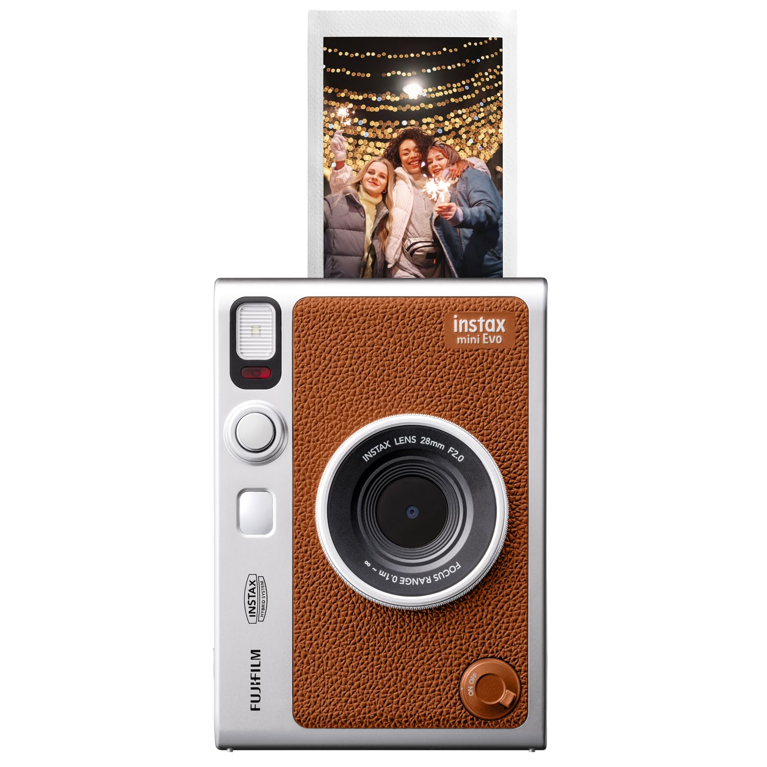 FUJIFILM ��ʿ Instax Mini EVO ������������� ��ֽһ�γ������ 2x3Ӣ����Ƭ �������� ��ɫ