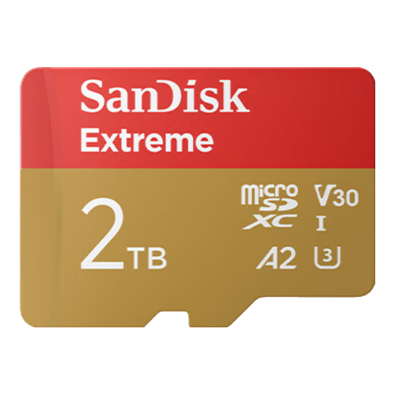 ϣSanDisk2TB TF(MicroSD)ڴ濨 5K/4K A2 V30 U3 г ˶˻ ش洢 240MB/s д140MB/s1162.61Ԫ