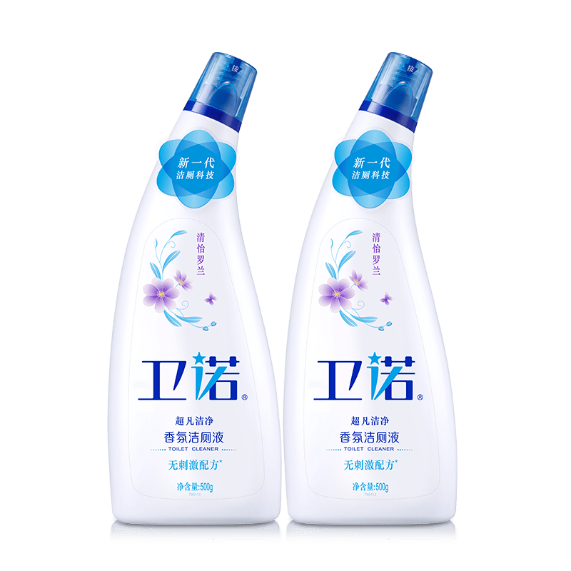 卫诺香氛洁厕液 洁厕灵 洁厕剂  厕所马桶清洁剂 除菌去污 卫诺洁厕液 500g 2瓶