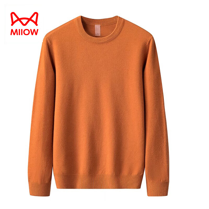 ���ڲ�����è�ˣ�MiiOW����ɫë����ʿ2024�ﶬ����ů���������ڴ�Բ����ë����֯����� ������ 4XL