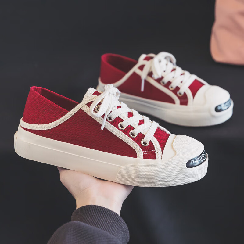 cnmr夏季薄款半拖一脚蹬帆布鞋女2024新款懒人两穿踩跟半托布鞋小白鞋