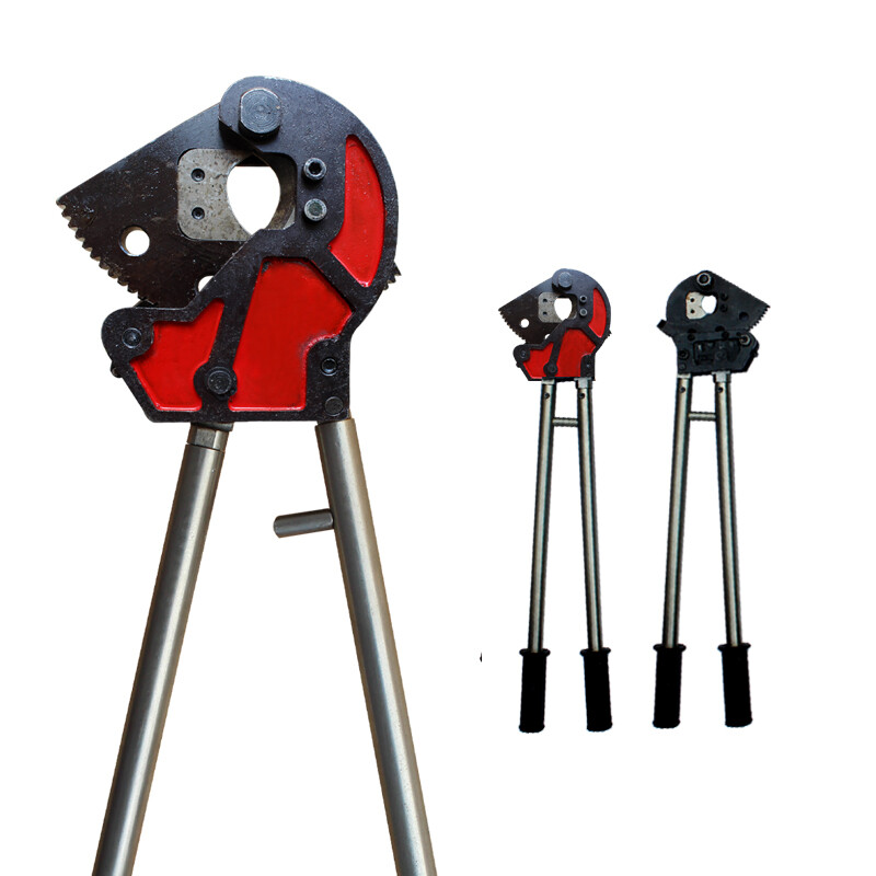 钢芯铝绞线剪刀 断线钳钢丝棘轮式电缆剪铝绞线大剪刀定位切线钳 400