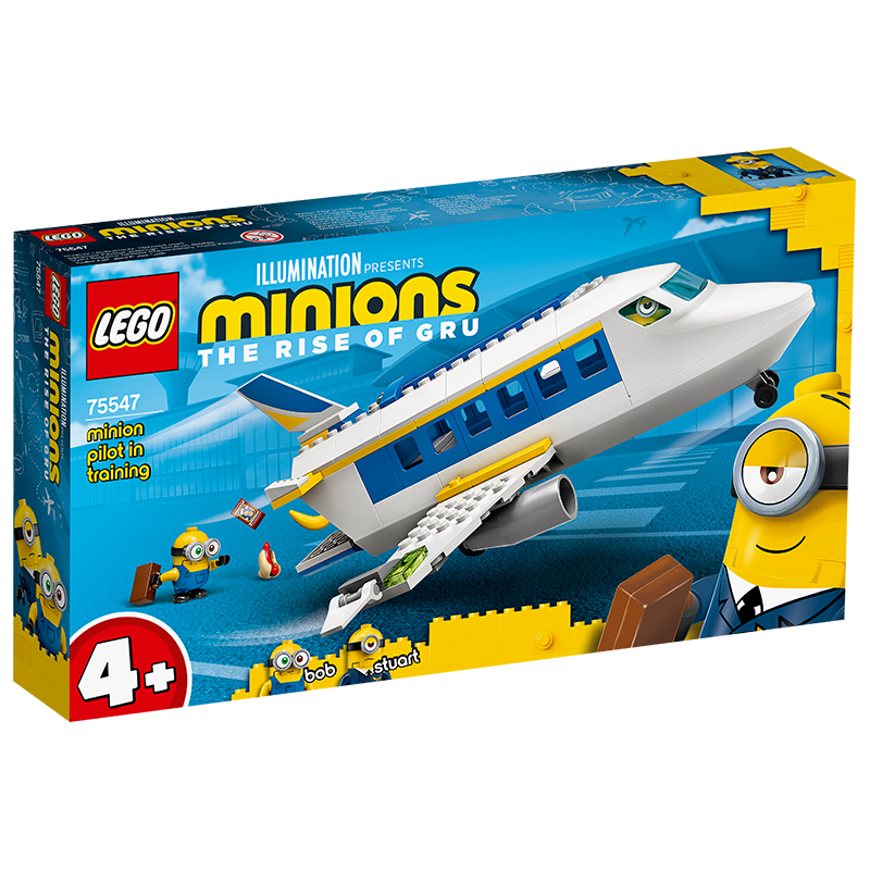 乐高(lego)积木 小黄人系列 75547 小黄人飞行训练 4岁  儿童玩具