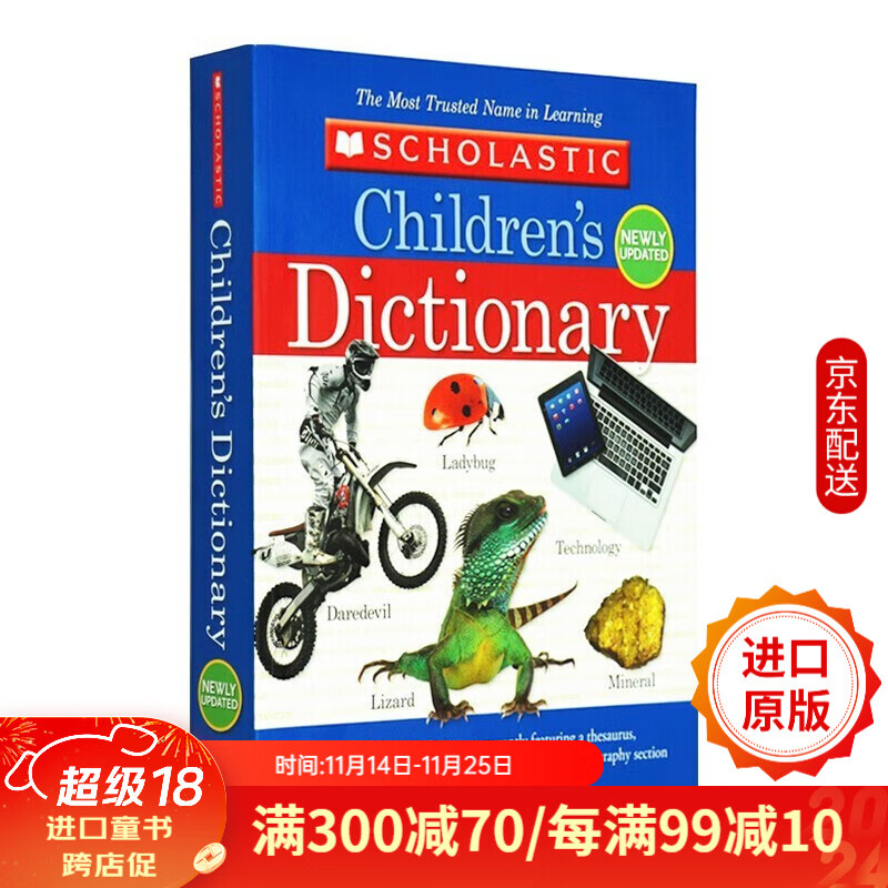 英文原版绘本 Scholastic Children Dictionary 学乐字典 儿童英文字典 8岁以上 京东折扣/优惠券