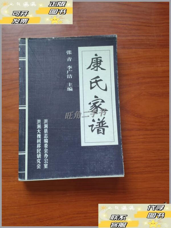 二手9成新 康氏家谱