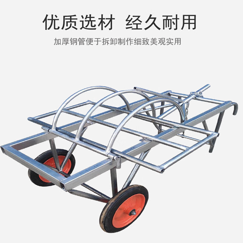 山头林村新款杀猪架子移动式杀猪车屠宰猪时用的设备肥猪台固定架杀猪