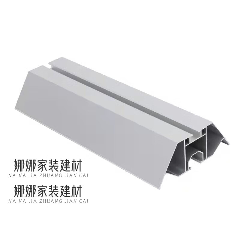 clcey铝合金导轨横向水槽温室车棚专用w型槽太阳能光伏防水支架全套 w
