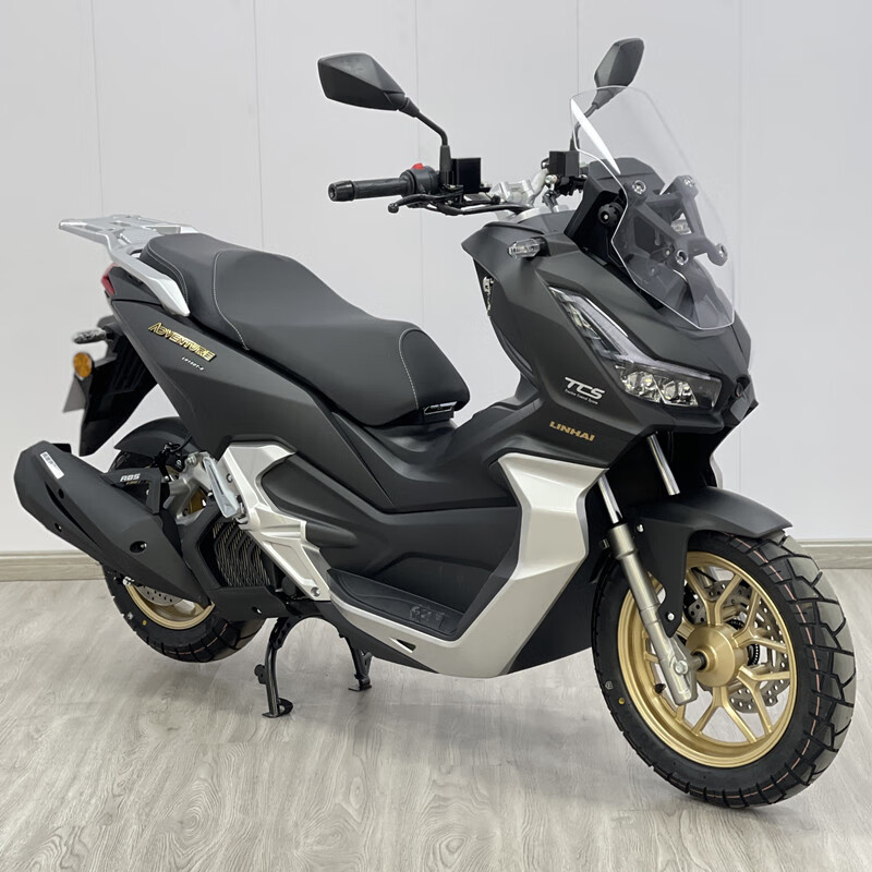 天禧 林海探路者150adv水冷踏板车全新可上牌高配两轮摩托车 亚黑