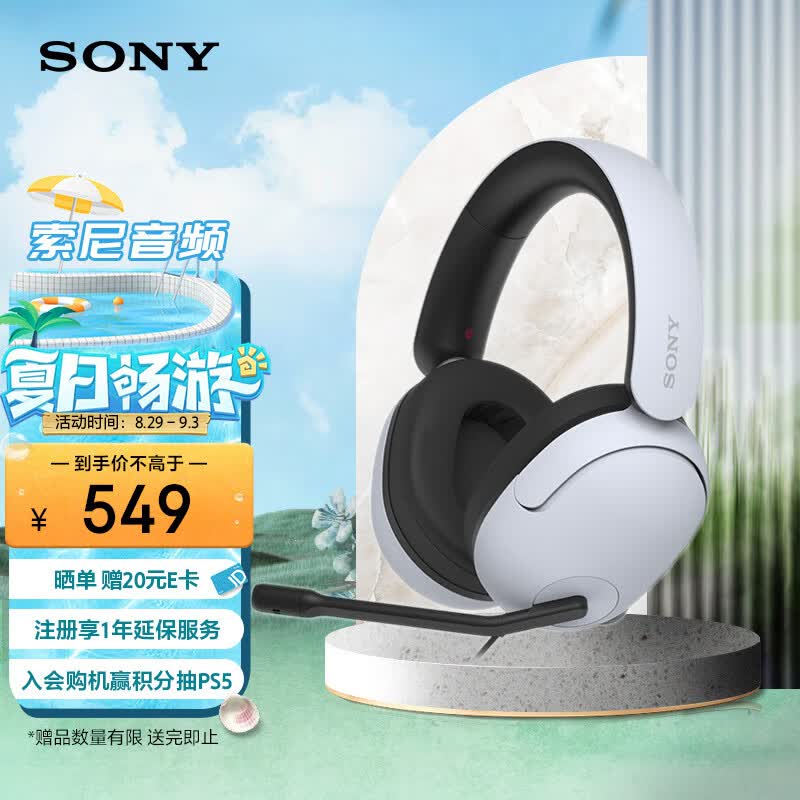 索尼（SONY）INZONE H3 电竞游戏耳机 虚拟7.1声道 有线头戴式 高清麦克风 ps5适用怎么看?