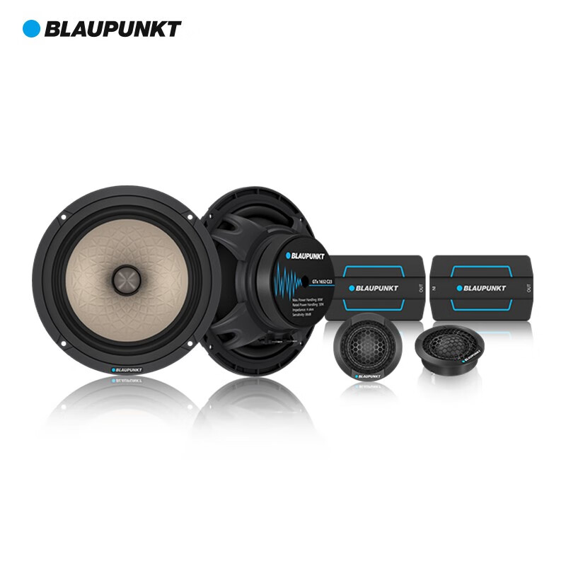 blaupunkt德国蓝宝汽车音响喇叭套装gtx 1652 c23