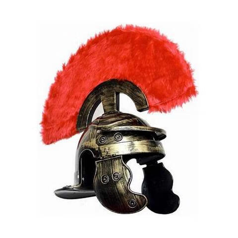 cos表演道具头饰帽子古罗马战神 斯巴达勇士头盔 豪华罗马帽