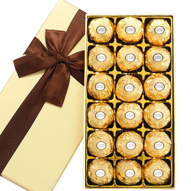 费列罗榛果威化巧克力18粒礼盒装，拍1  凑单拍2  用楼上6-5超市卷叠加69-20券，一起【33.24元】包u