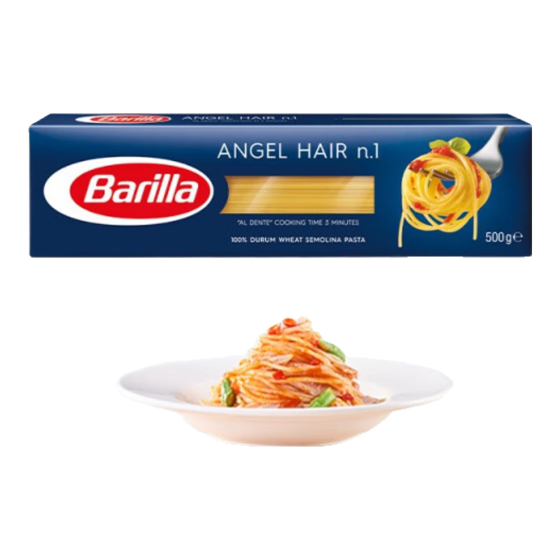 百味來(lái)天使面（意大利細面）#1號 500g/盒 進(jìn)口意大利面條意面意粉盒裝 1盒