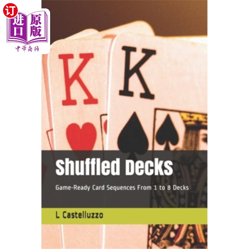 海外直订shuffled decks: game-ready card sequences from 1 to 8