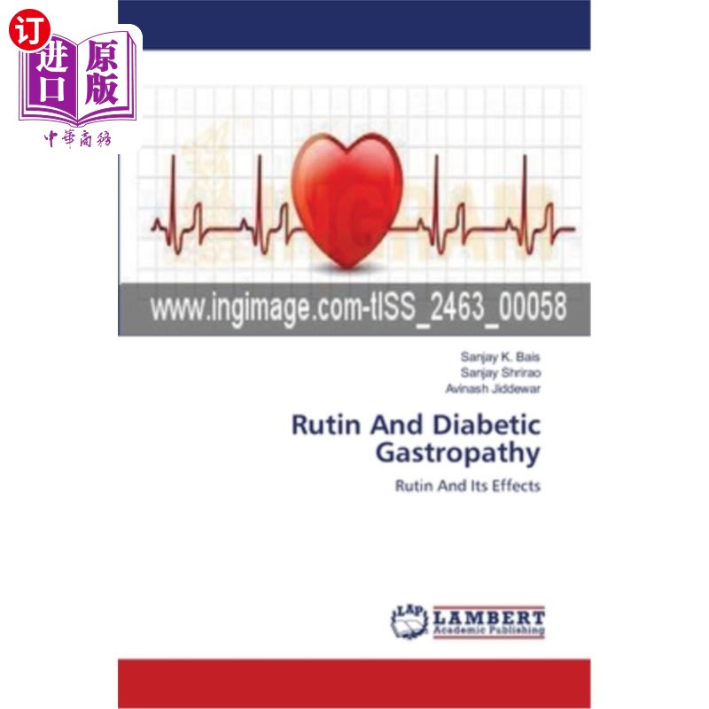 海外直订医药图书rutin and diabetic gastropathy 芦丁与糖尿病性