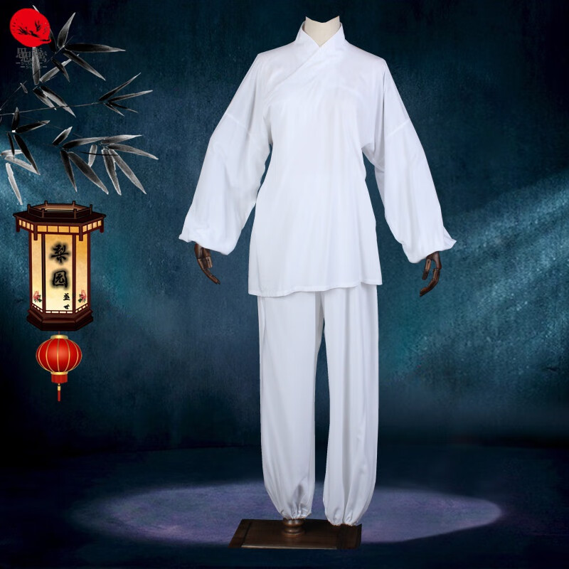 思鸾 戏服影楼古装内衣小水衣练功彩裤戏曲京越剧白色打底青衣花旦