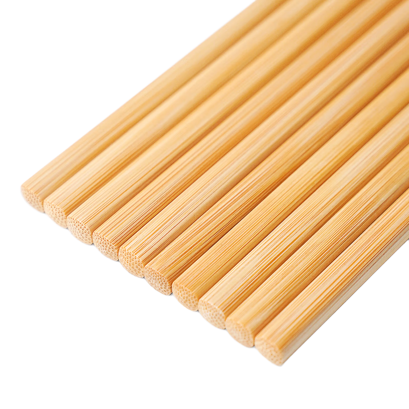 餐餐香 竹筷子家用天然無(wú)漆無(wú)蠟耐高溫碳化楠竹長(cháng)筷子高檔餐具不發(fā)霉 【10雙裝】27cm精品碳化竹筷