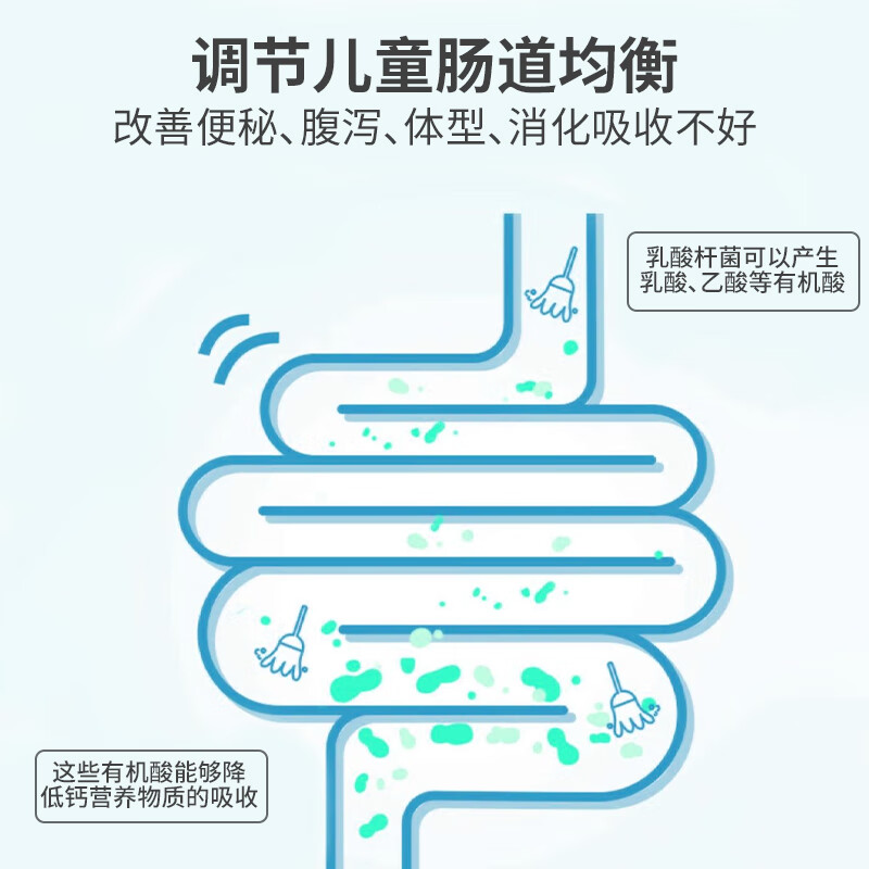 爱司盟儿童益生菌 调节肠道菌群 调理肠胃便秘助消化乳酸菌 90粒/瓶