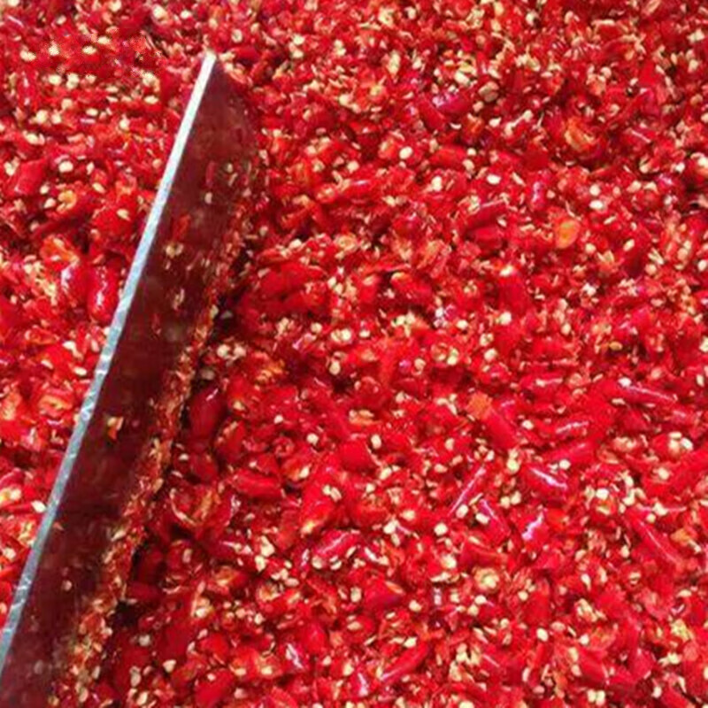 虎钢馋2020新鲜剁椒刀豆湖南特产农家自制酸辣脆爽剁辣椒腌制下菜菜