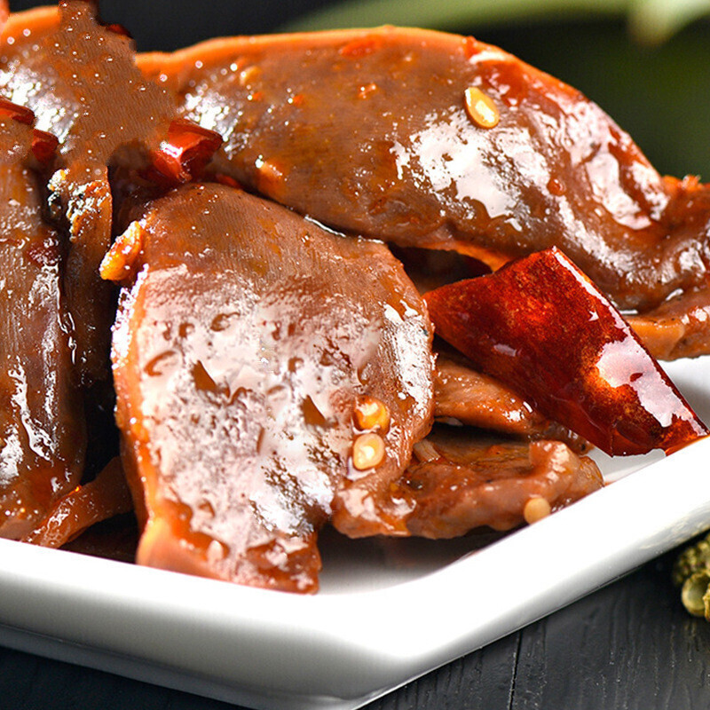 虎钢馋麻辣鸭胗鸭肫熟食即食鸭肉类四川特产香辣休闲卤味零食 麻辣味