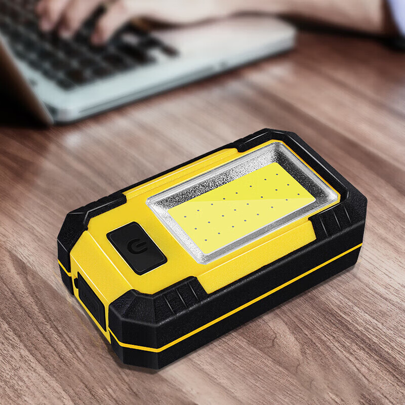 宰搂汽修磁吸工作灯长续航强光亮充电户外维修检修照明灯led手电筒 ed手电筒