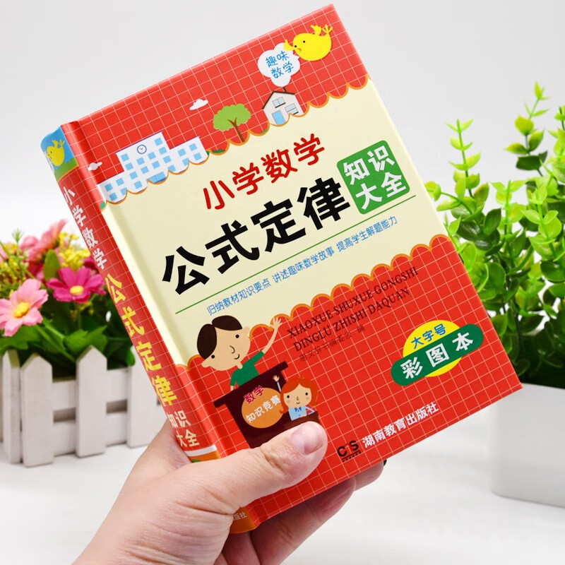 唐文辞书 小学数学公式定律知识大全 32开精装彩图版 湖南教育出版社正版 1-6年级小学生数学词典