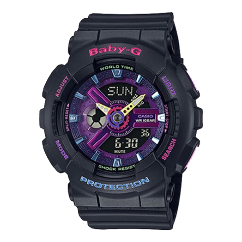ڲŷCASIOֱŮBABY-Gʱзˮѧ˶˫ʯӢպŮ BA-110XTM-1Aԭҹ ޺ھ579Ԫ