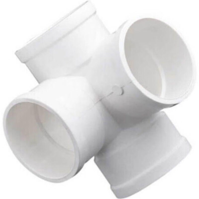 工孚 pvc排水管件立体四通 直角四通配件 单位:个 dn110