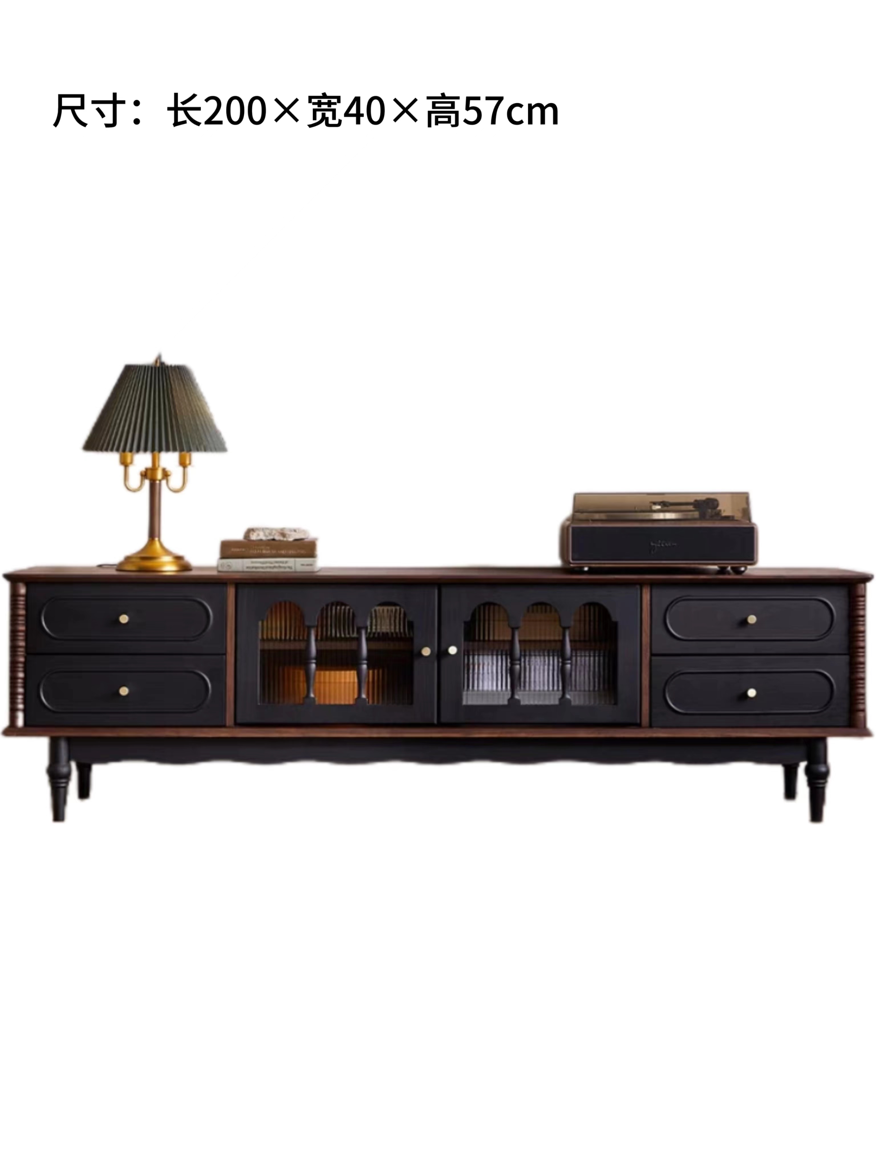 萌依儿 mengyier电视柜落地2024实木法式复古美式简约轻奢中古风客厅